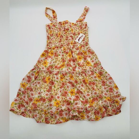 NWT | Jessica simpson | tiered Floral sun Dress with Straps | XS - Picture 1 of 7
